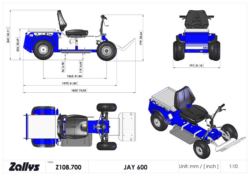 DIMENSIONES MEDIDAS JAY 600